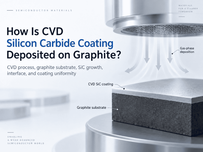 Kepiye Coating Silicon Carbide CVD disimpen ing Grafit?