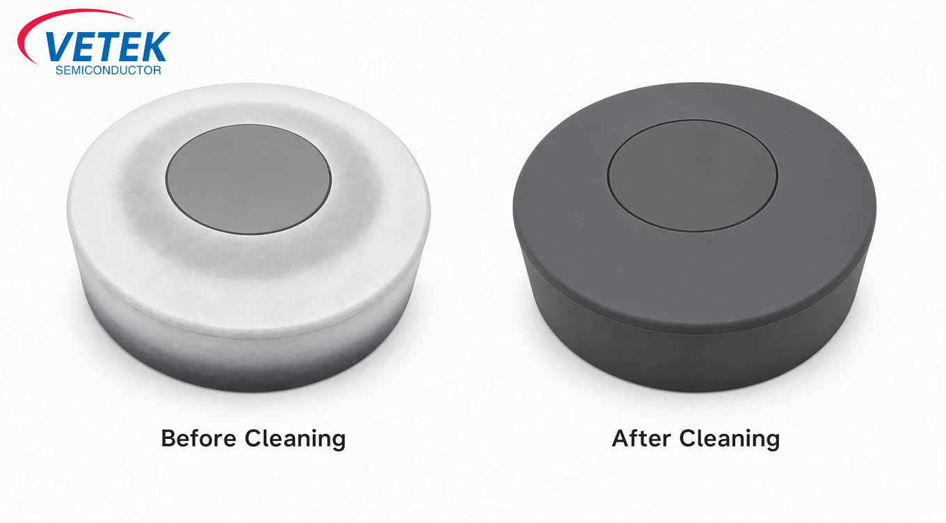 01-04 VETEK | CVD SiC Coated Graphite Parts Cleaning, Regenerasi lan Manajemen Lifecycle Full
